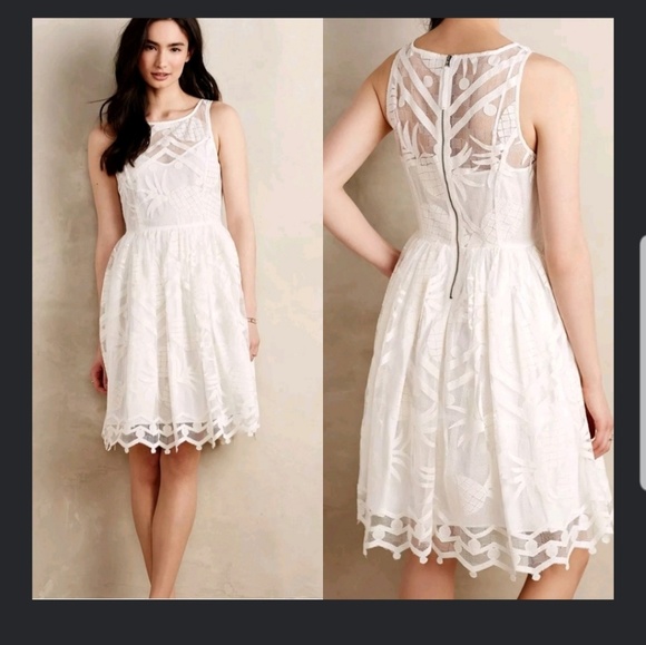 Maeve Dresses & Skirts - Anthropologie Maeve lace pineapple dress